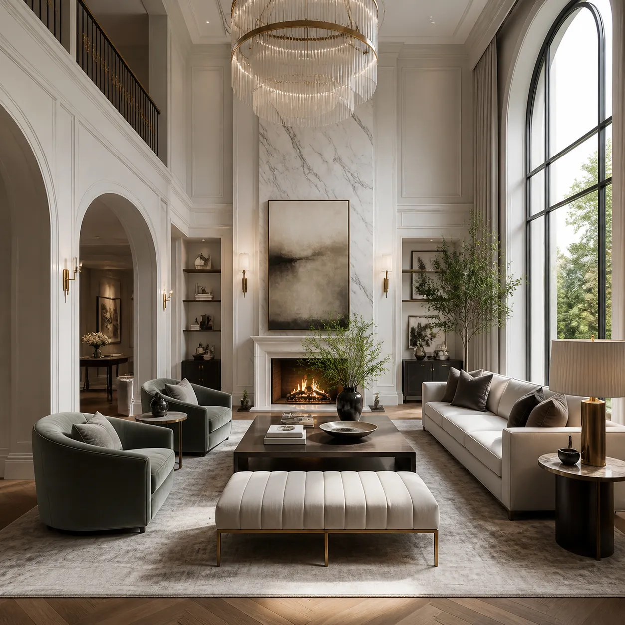 USA luxury living room