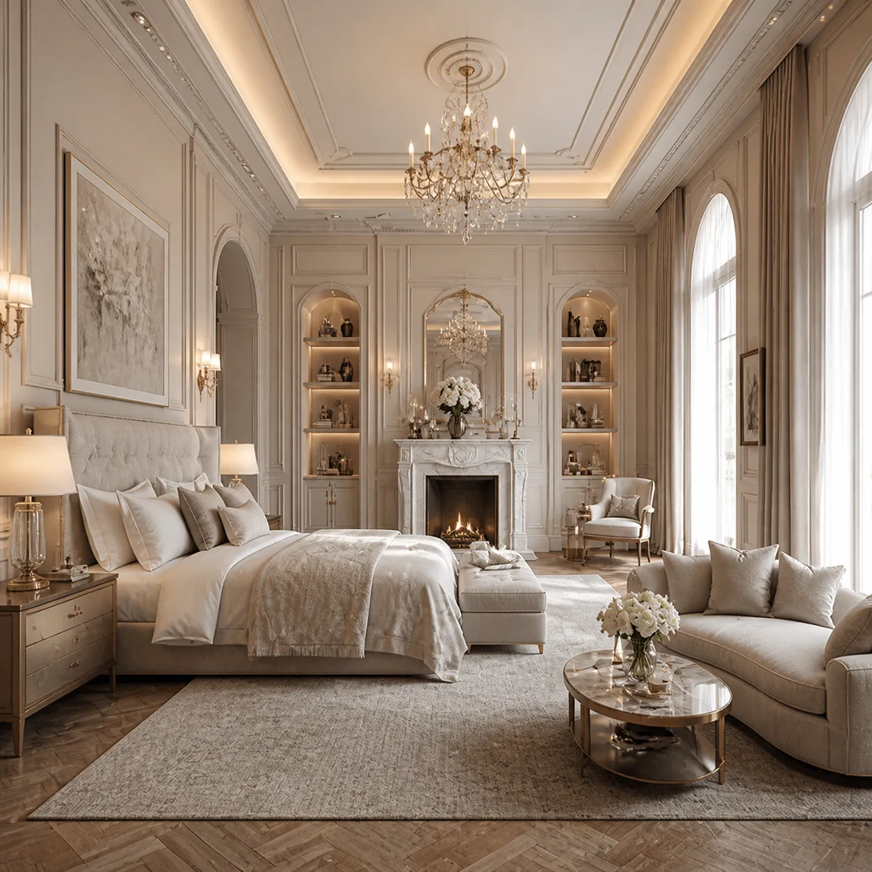 French master room design