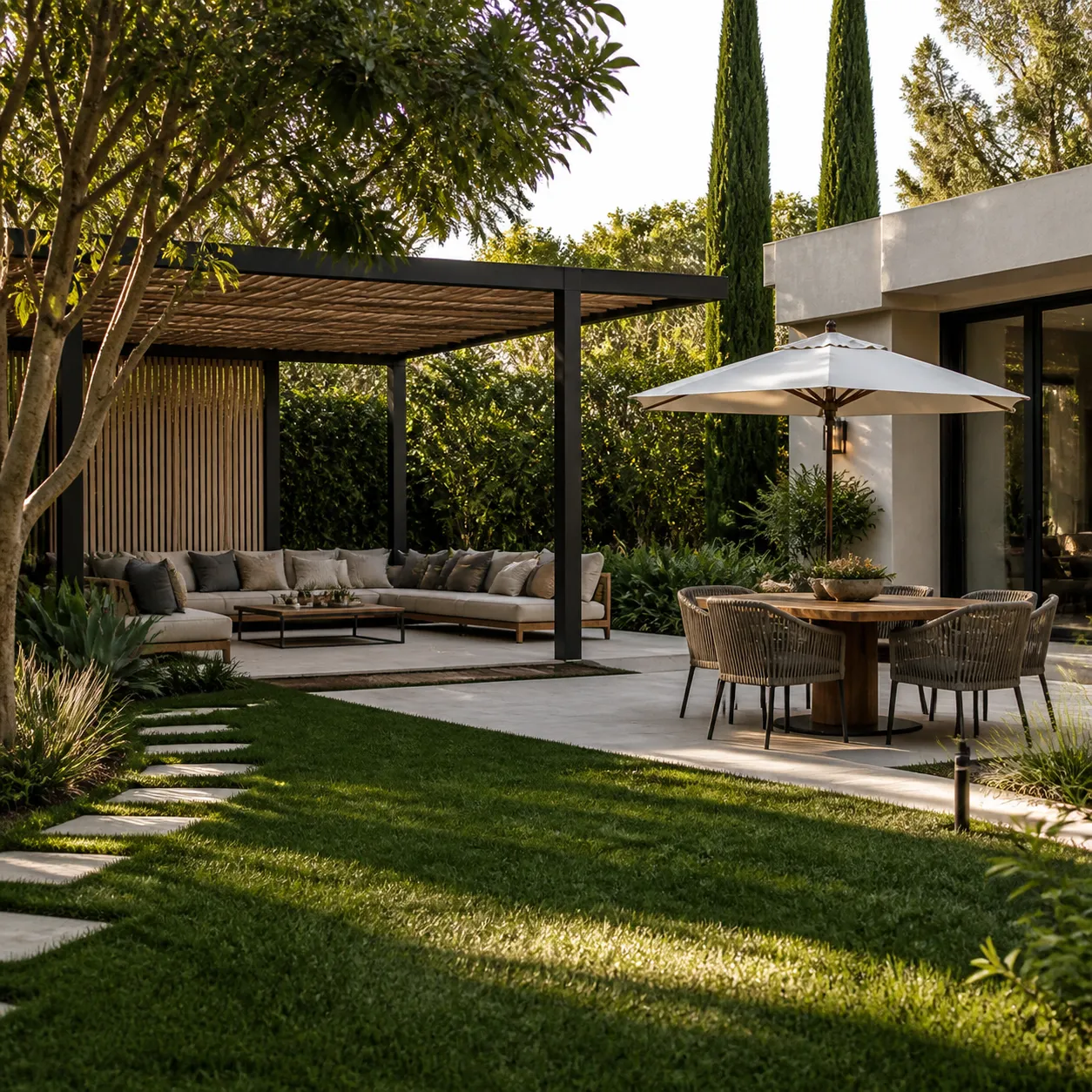 Outdoor garden design